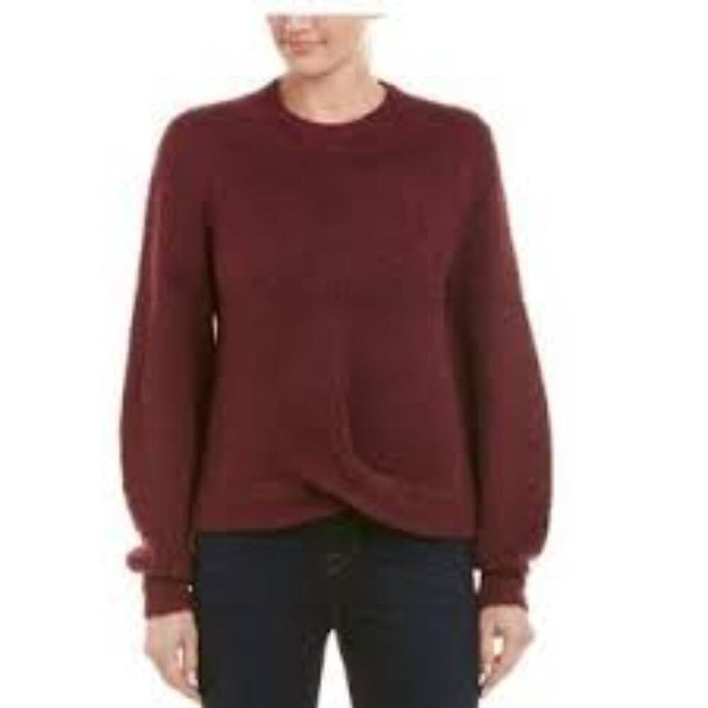 JOIE STAVAN METALLIC SWEATER PURPLE SIZE SMALL